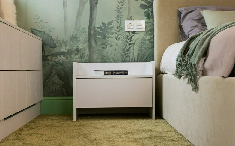 Пример чистовой отделки детской в жилом комплексе Уфы, авторский дизайн